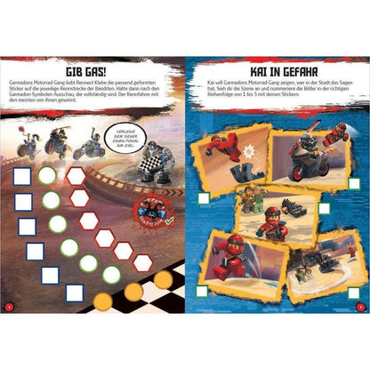 Ameet Verlag LEGO® NINJAGO® – Stickerabenteuer. Coole Ninja-Missionen