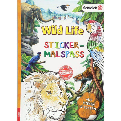 Ameet Verlag Schleich® Wild Life - Sticker-Malspaß