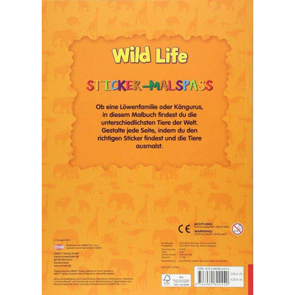 Ameet Verlag Schleich® Wild Life - Sticker-Malspaß