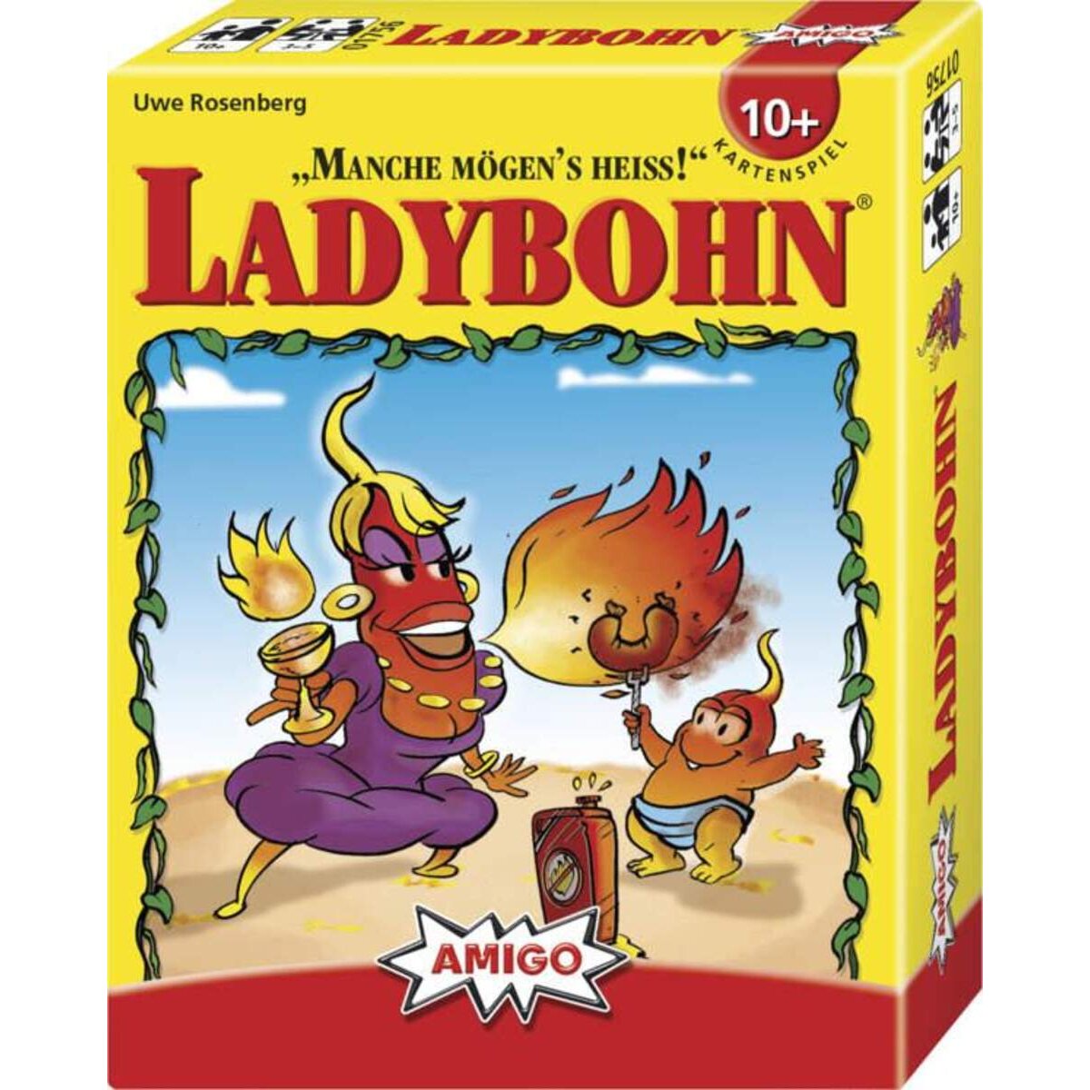 AMIGO Kartenspiel Ladybohn Manche mögens heiß