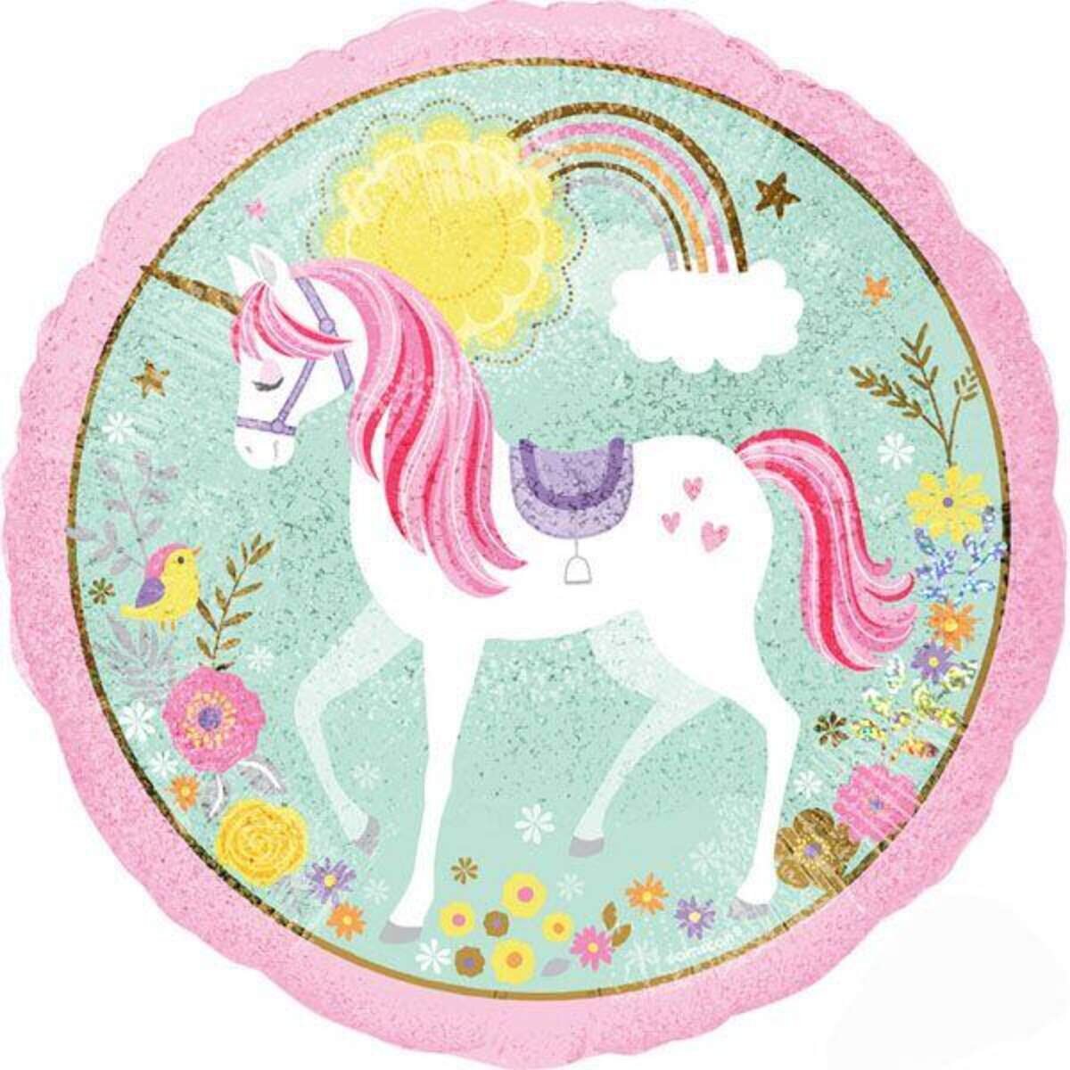 amscan Folienballon magisches Einhorn