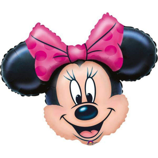 amscan Folienballon Super Shape Disney Minnie Mouse, ca. 71 x 58 cm