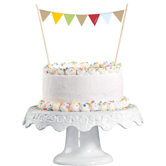 amscan Kuchendekoration Banner Fox & Beaver