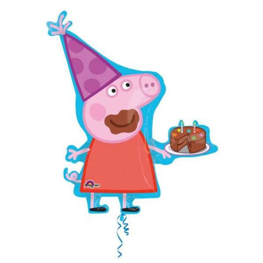 amscan Peppa Pig SuperShape Folienballon 76 x 83 cm