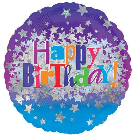 amscan Standard Happy Birthday Bright Stars, 43 cm
