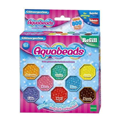 Aquabeads Glitzerperlen, 800 Stück