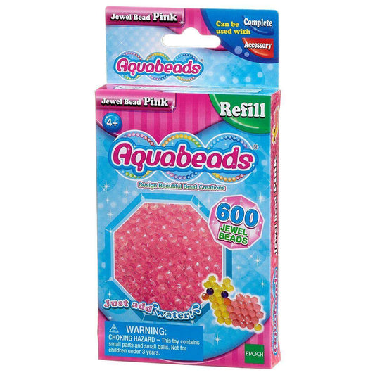 Aquabeads Pinke Glitzerperlen, 600 Stück