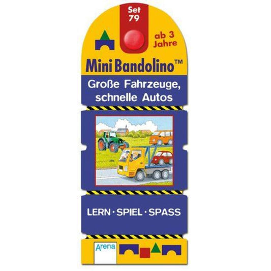 Arena Große Fahrzeuge, schnelle Autos - Mini-Bandolino Set 79