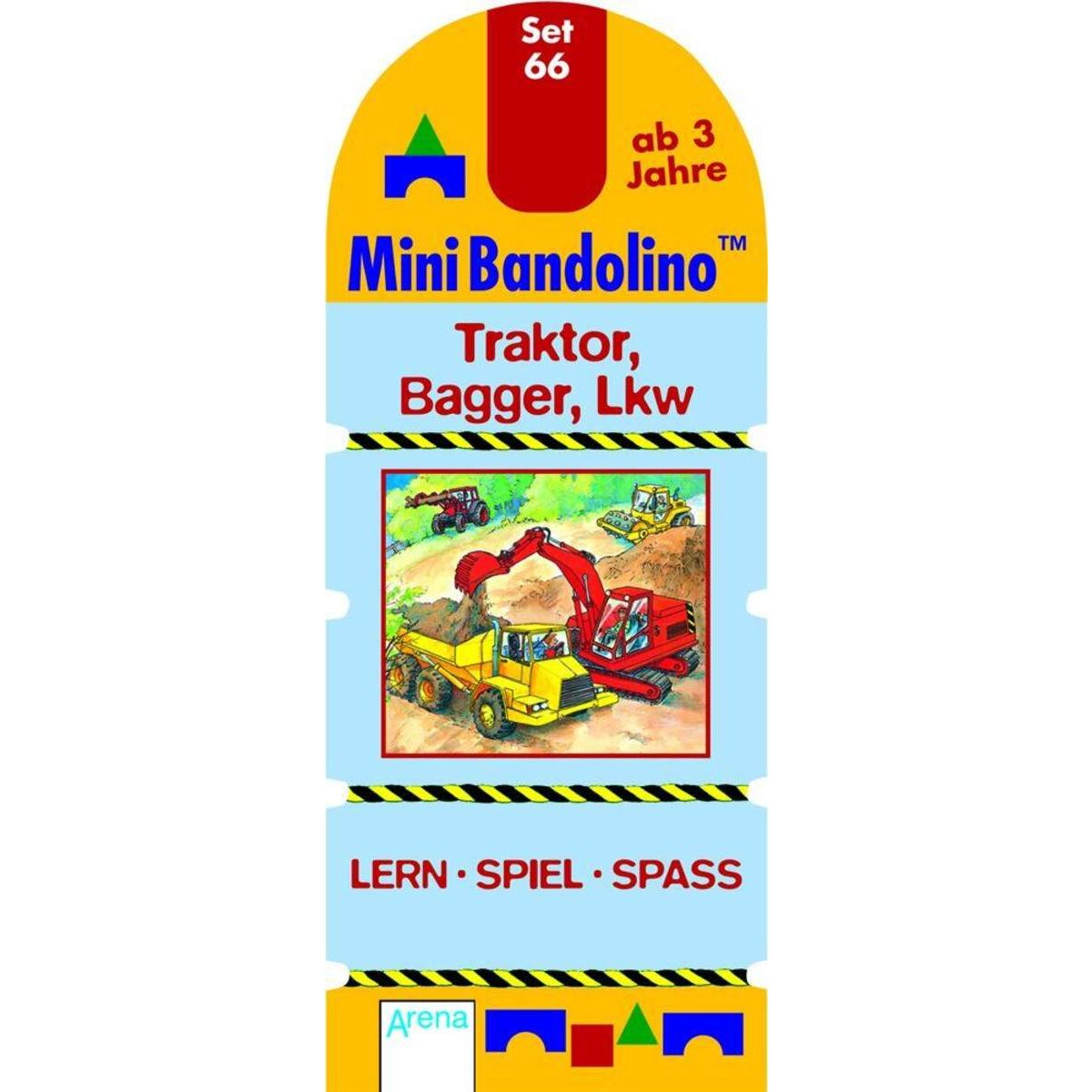 Arena Mini Bandolinoset 66 Traktor, Bagger, Lkw