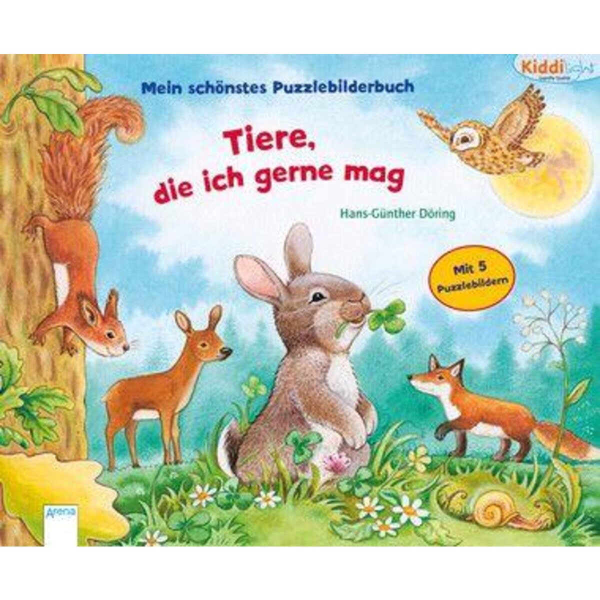 Arena Tiere, die ich gerne mag - Mein schönstes Puzzlebilderbuch