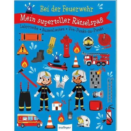 ars Edition Mein supertoller Rätselspaß - Bei der Feuerwehr