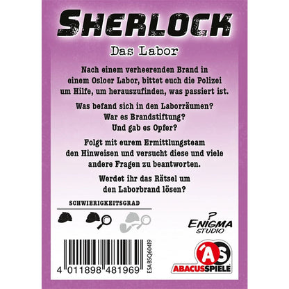 Asmodee Abacusspiele Sherlock - Das Labor