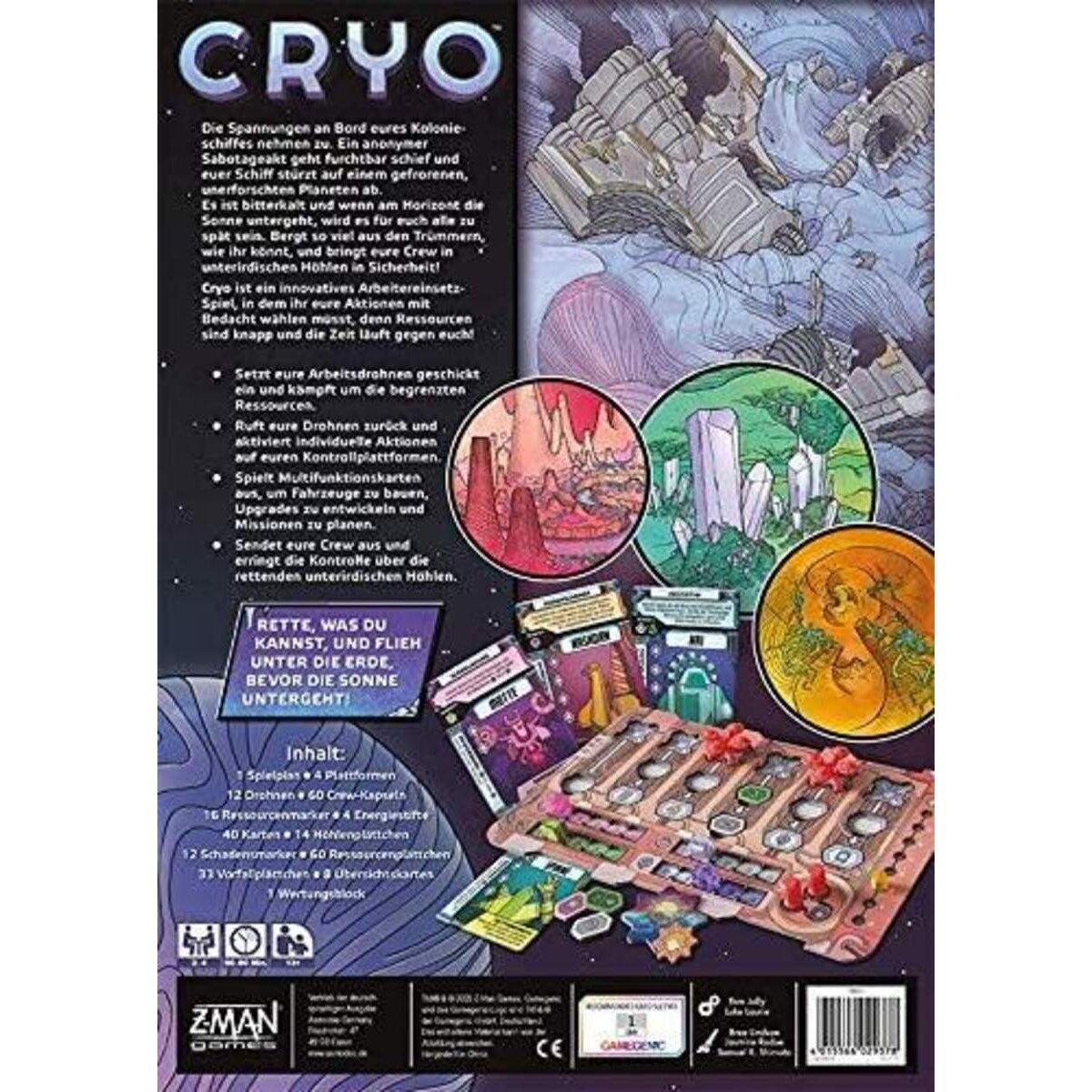 Asmodee Cryo, Kennerspiel