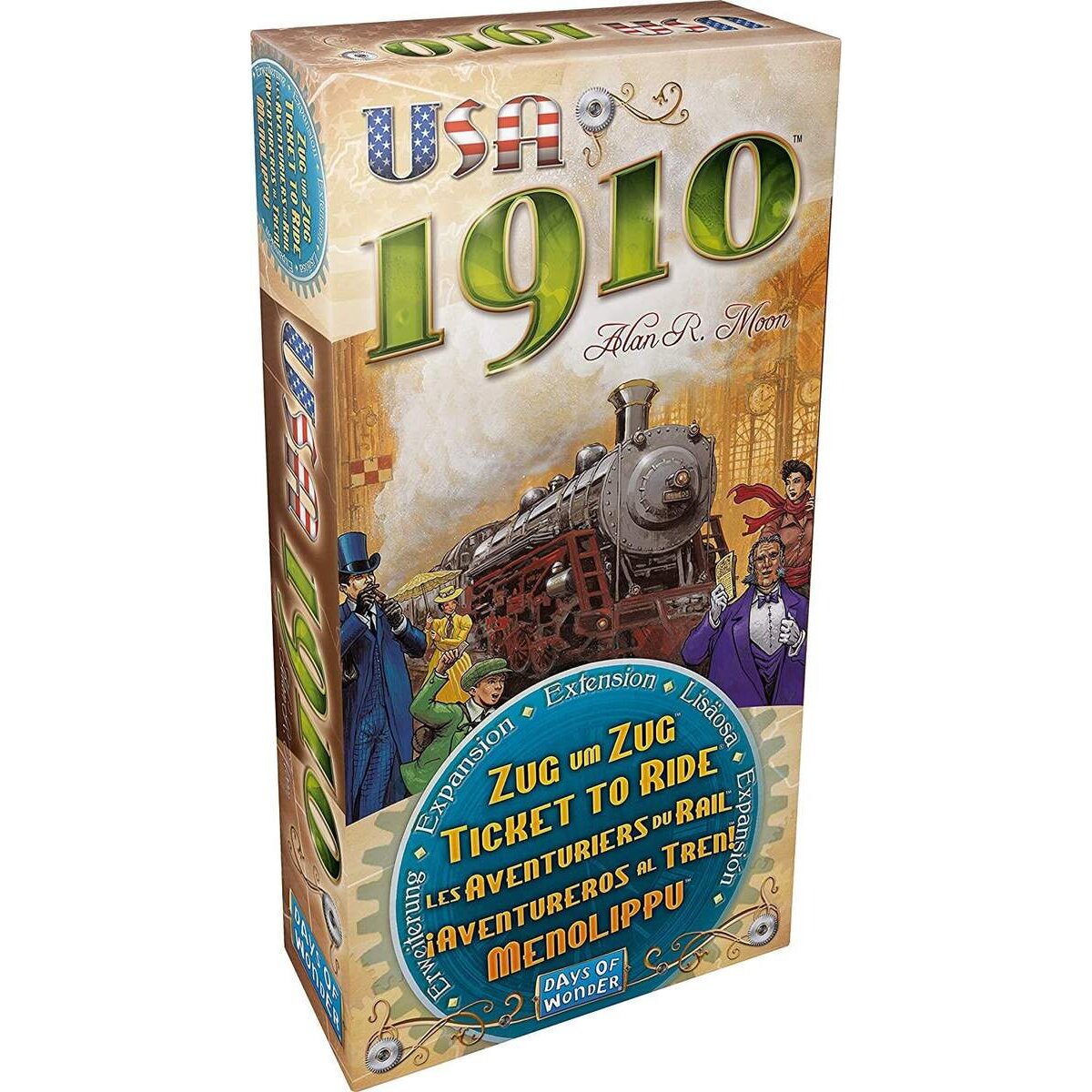 Asmodee Days of Wonder Zug um Zug, USA 1910