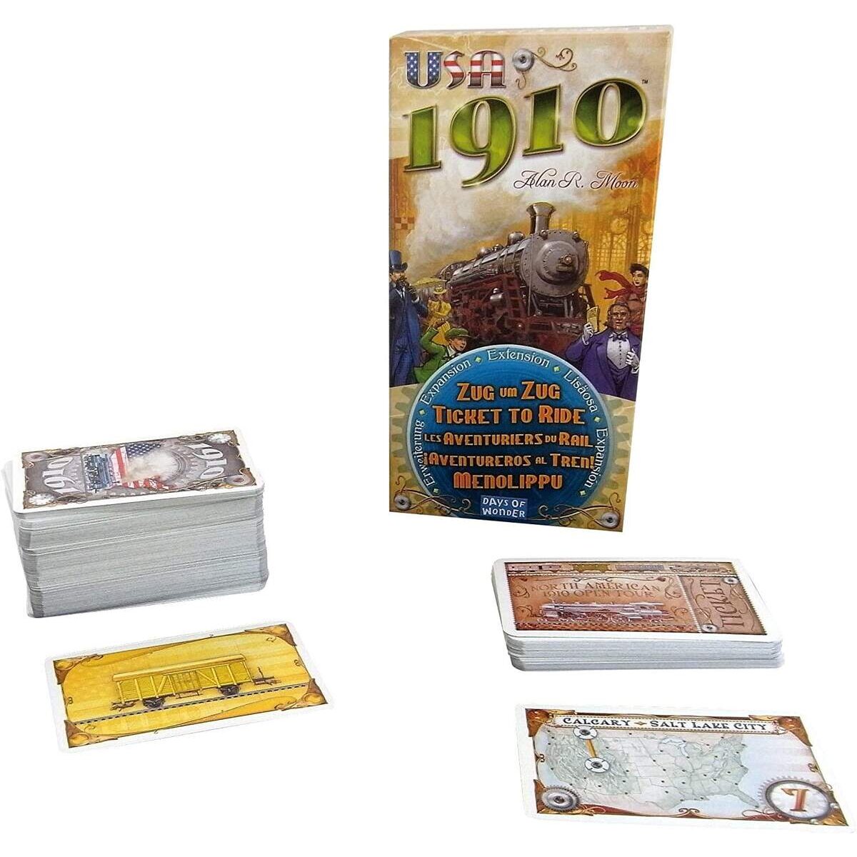 Asmodee Days of Wonder Zug um Zug, USA 1910