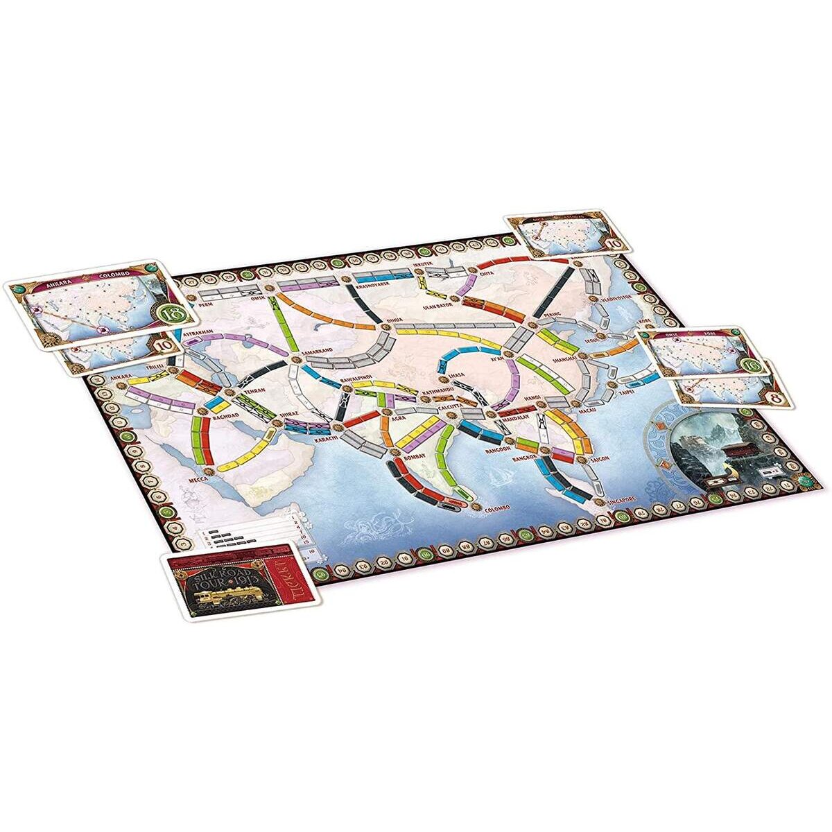 Asmodee Days of Wonder Zug um Zug - Asien (Map Collection 1)