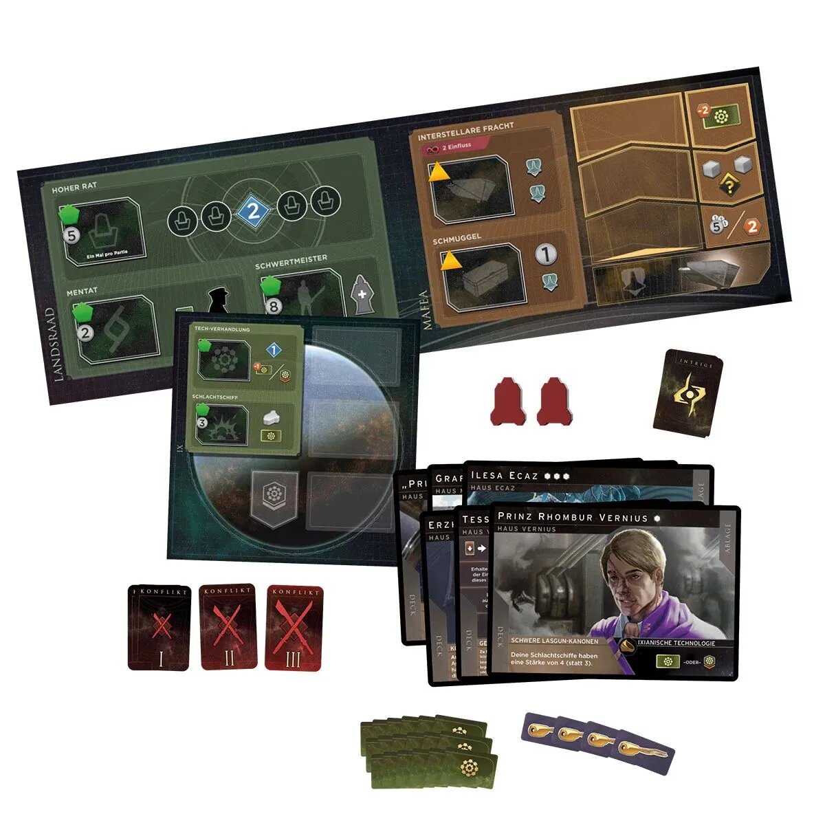 Asmodee Dire Wolf Digital Dune Imperium - Rise of Ix [Erweiterung]