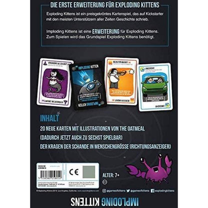 Asmodee Exploding Kittens Exploding Kittens - Imploding Kittens