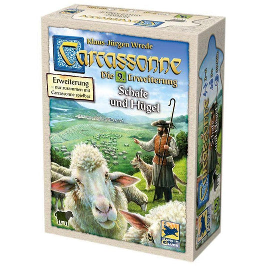 Asmodee Hans im Glück Carcassonne: Schafe und Hügel