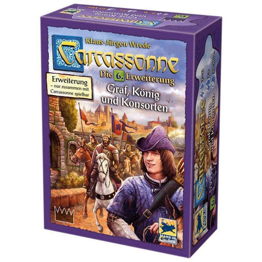 Asmodee Hans im Glück Carcassonne 6 Graf, König und konsorten