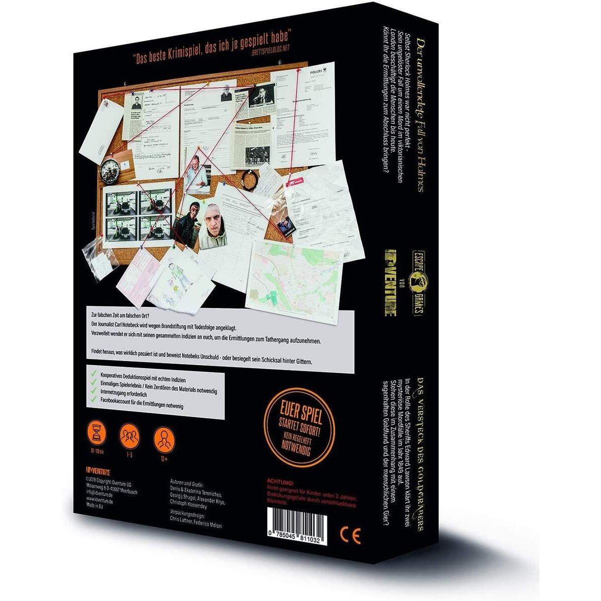 Asmodee iDventure Detective Stories Fall 1: Das Feuer in Adlerstein