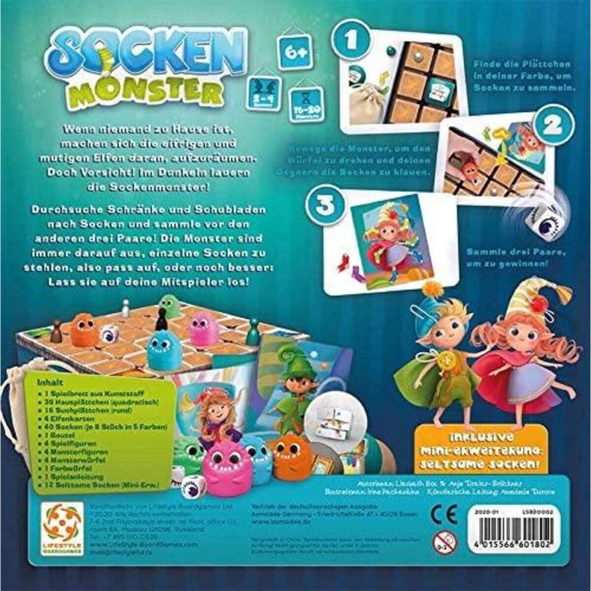 Asmodee Lifestyle Boardgames Sockenmonster