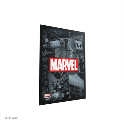 Asmodee Marvel Champions Art Sleeves – Marvel Black