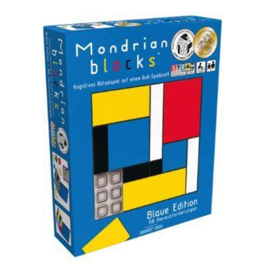 Asmodee Mondrian Blocks: Blaue Edition