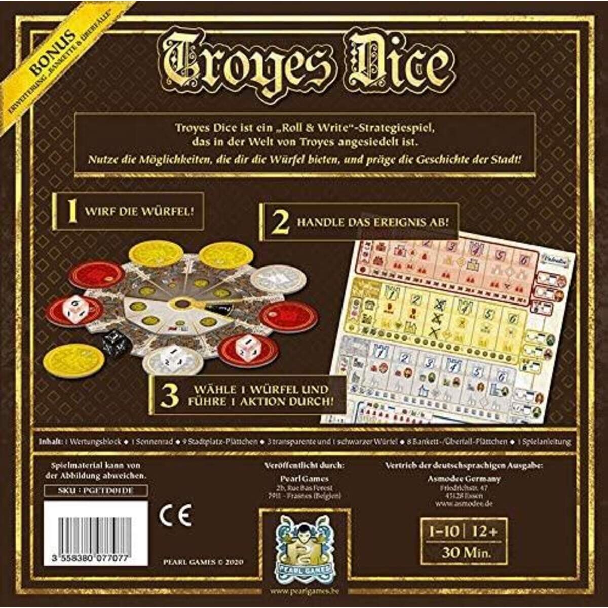 Asmodee Pearl Games - Troyes Dice