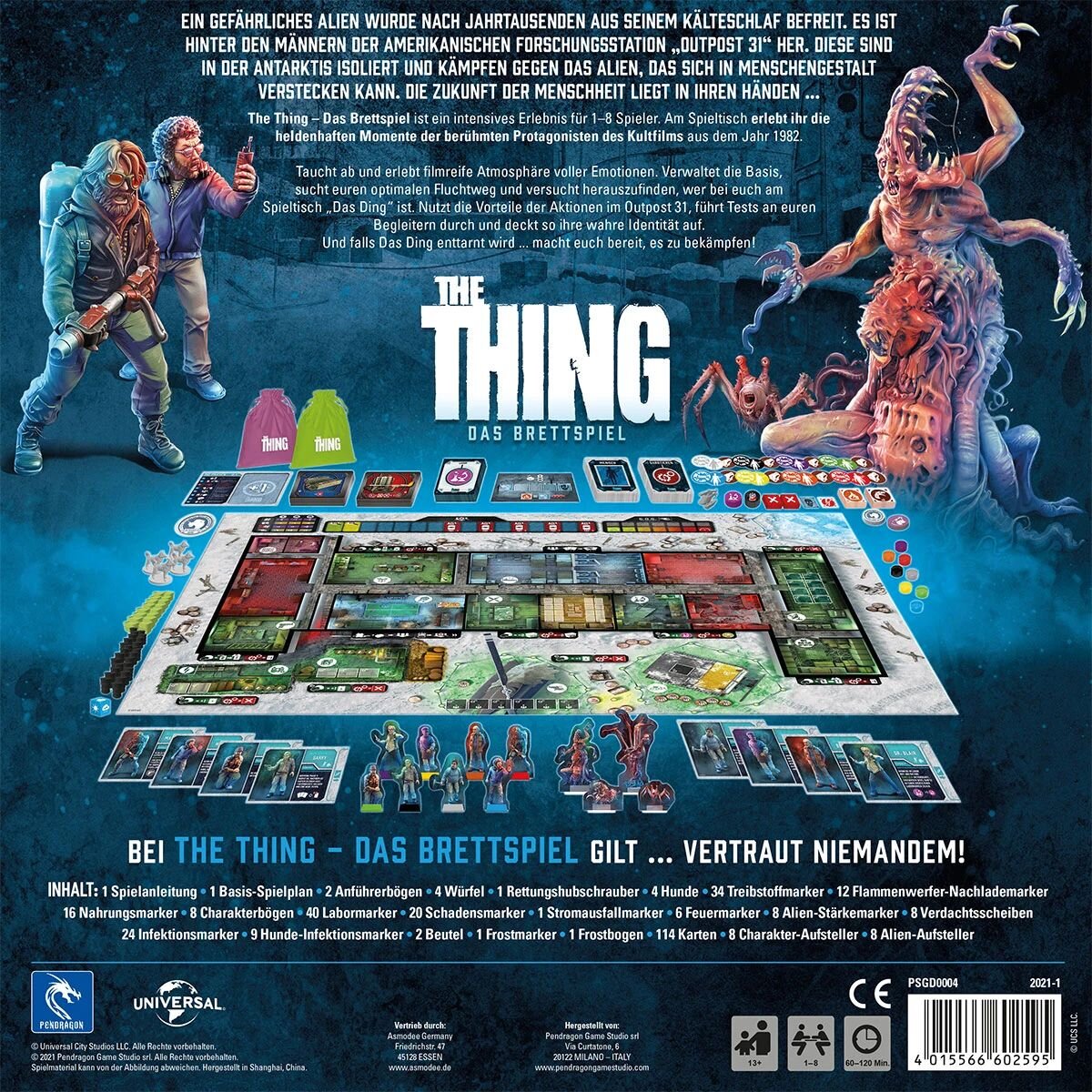 Asmodee Pendragon Game The Thing