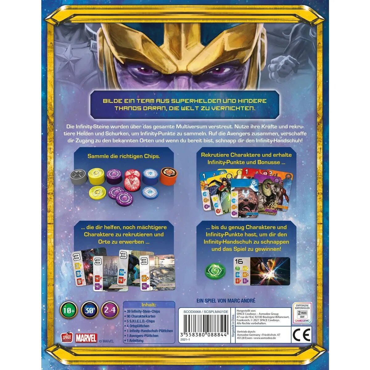 Asmodee Space Cowboys Splendor Marvel