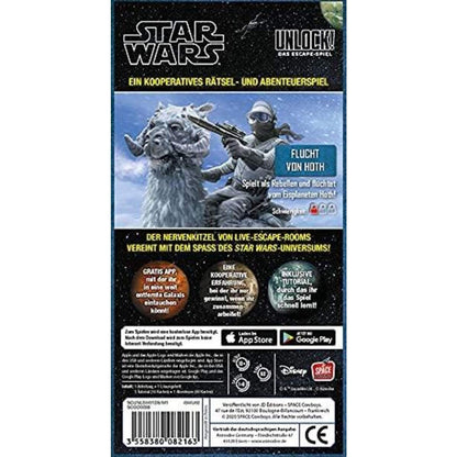 Asmodee Space Cowboys Unlock! - Star Wars Flucht von Hoth