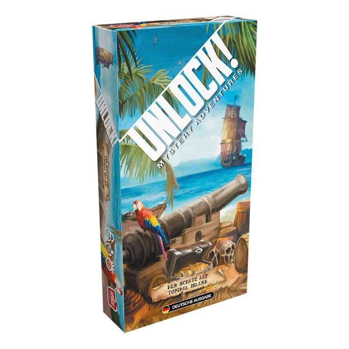 Asmodee Space Cowboys Unlock! Der Schatz auf Tonipal Island