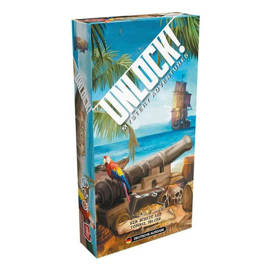 Asmodee Space Cowboys Unlock! Der Schatz auf Tonipal Island