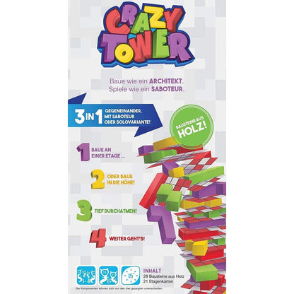 Asmodee Synapses Games Spiel Crazy Tower