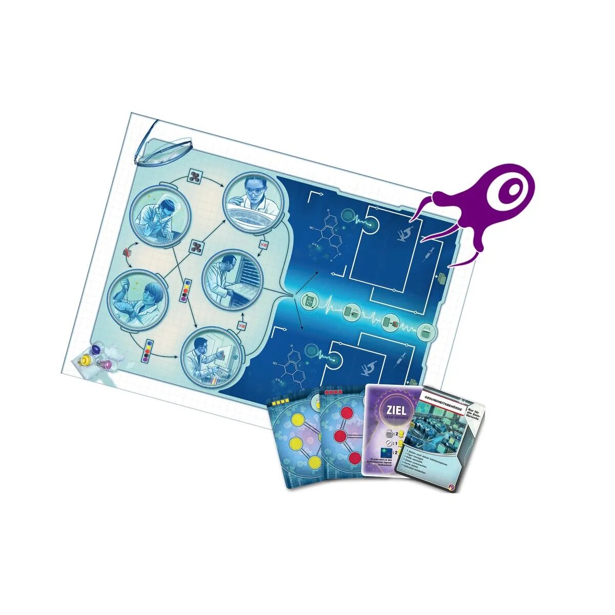 Asmodee ZMAN Pandemic - Im Labor [Erweiterung]