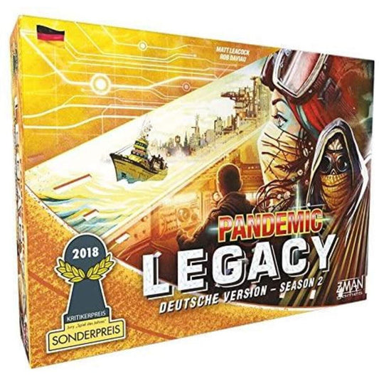 Asmodee ZMAN Pandemic - Legacy Season 2, gelb