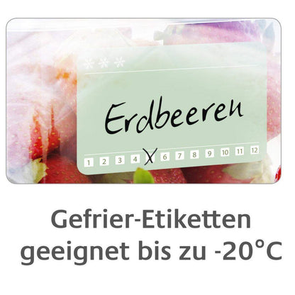Avery Zweckform Z-Design 56822, Sticker auf Rolle, Eiskristalle, 50 Aufkleber
