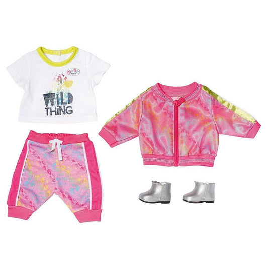 BABY born® Deluxe Trendiges Bekleidungs Set, pink, für 43cm Puppen