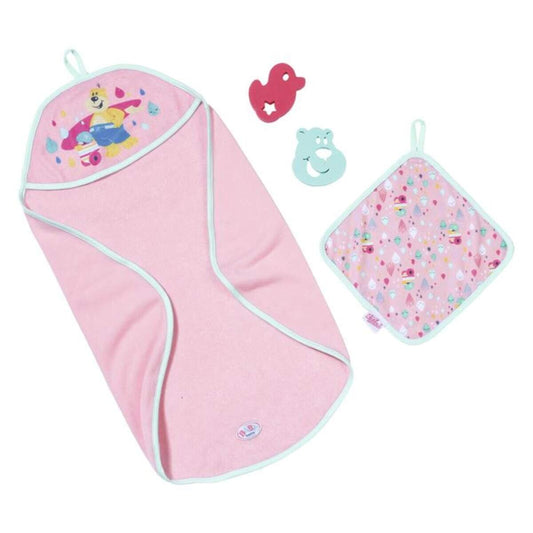 BABY born® Kapuzenhandtuch & Schwamm