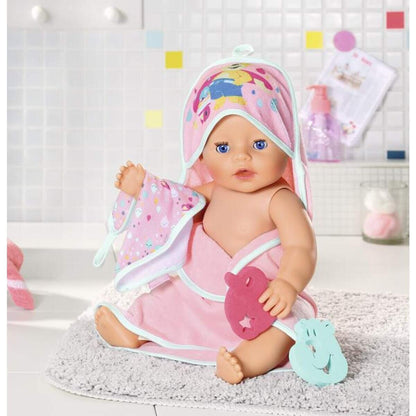 BABY born® Kapuzenhandtuch & Schwamm