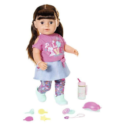 BABY born® Soft Touch Sister brünett 43cm