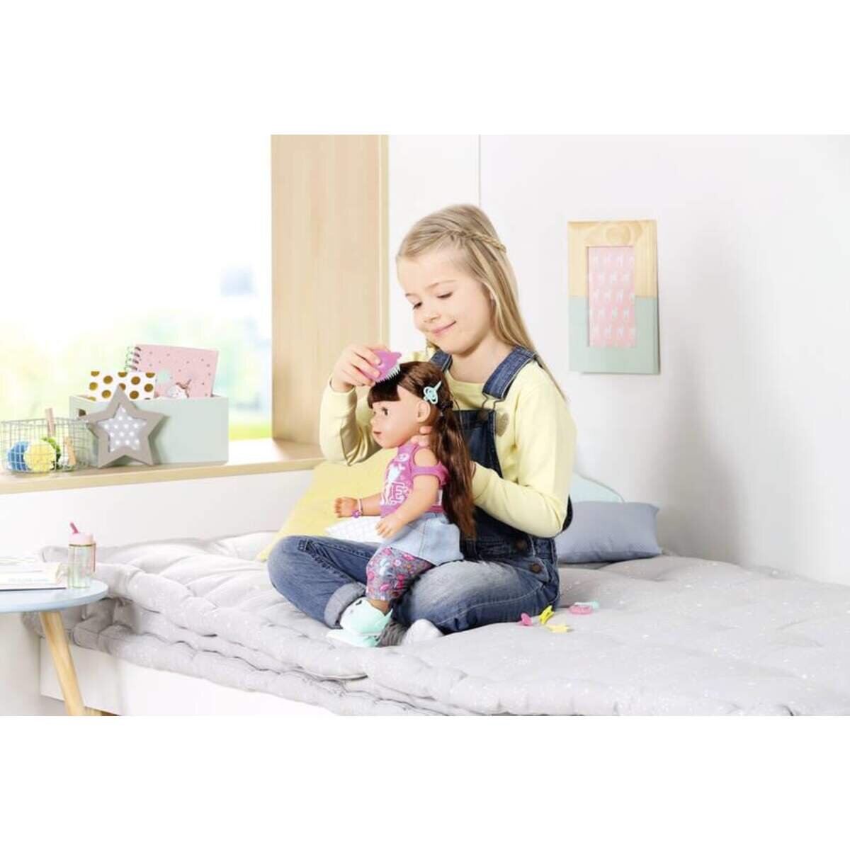 BABY born® Soft Touch Sister brünett 43cm