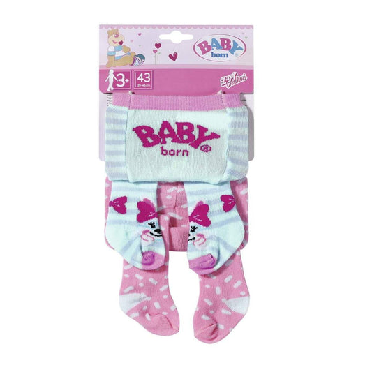 BABY born® Strumpfhose 2x 43cm im Set, sortiert