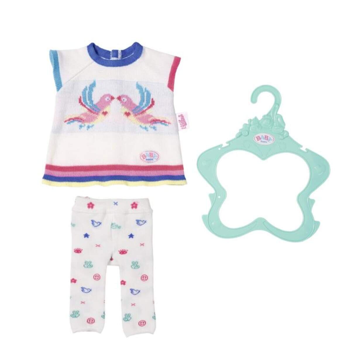 BABY born® Trend Strickkleidset 43cm