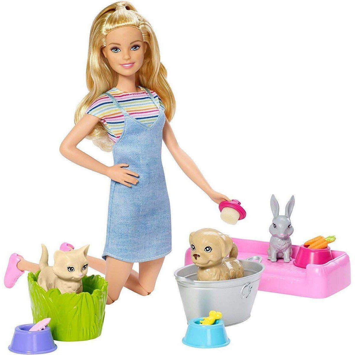 Barbie Badespaß Spiel-Set Haustiere