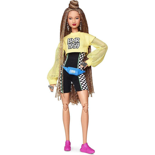 Barbie BMR1959, voll bewegliche Barbie Modepuppe mit geflochtenem Haar
