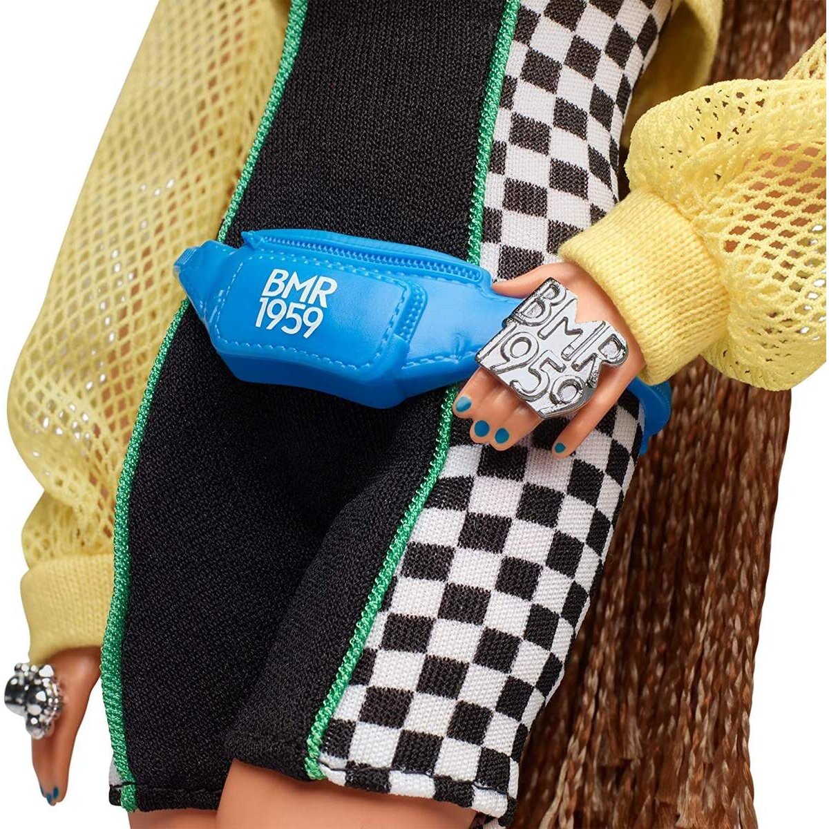 Barbie BMR1959, voll bewegliche Barbie Modepuppe mit geflochtenem Haar