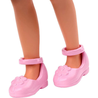 Barbie Chelsea Puppe mit Schultertasche-Motiv, 15 cm