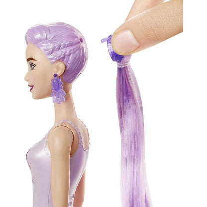 Barbie Color Reveal Puppe, Glitzer Serie, mit Enthüllungseffekt mit 1